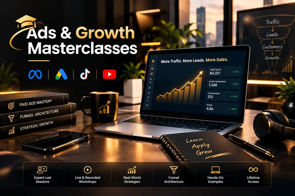 Ads & Growth Masterclasses